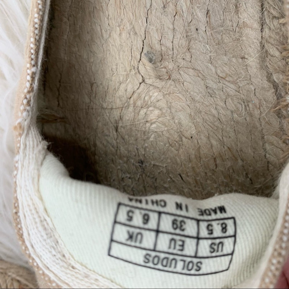 Soludos Slip On Espadrilles Bee Logo Shoes Women’s Size 8.5 - Picture 5 of 9